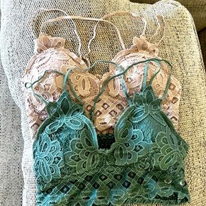 Padded lace bra